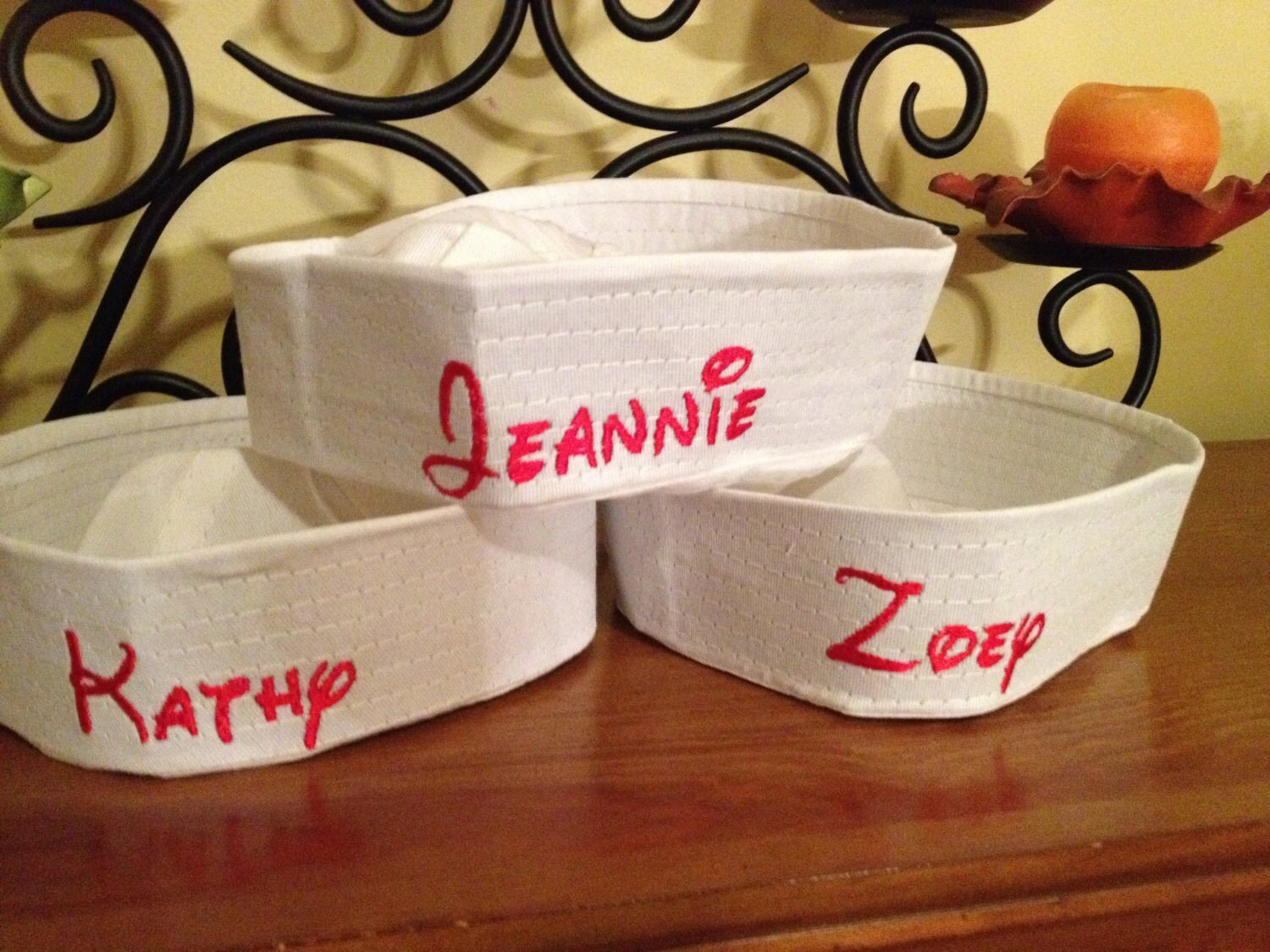 Embroidered Sailor Hats Sailor Hats Nautical Hats Cruise Etsy