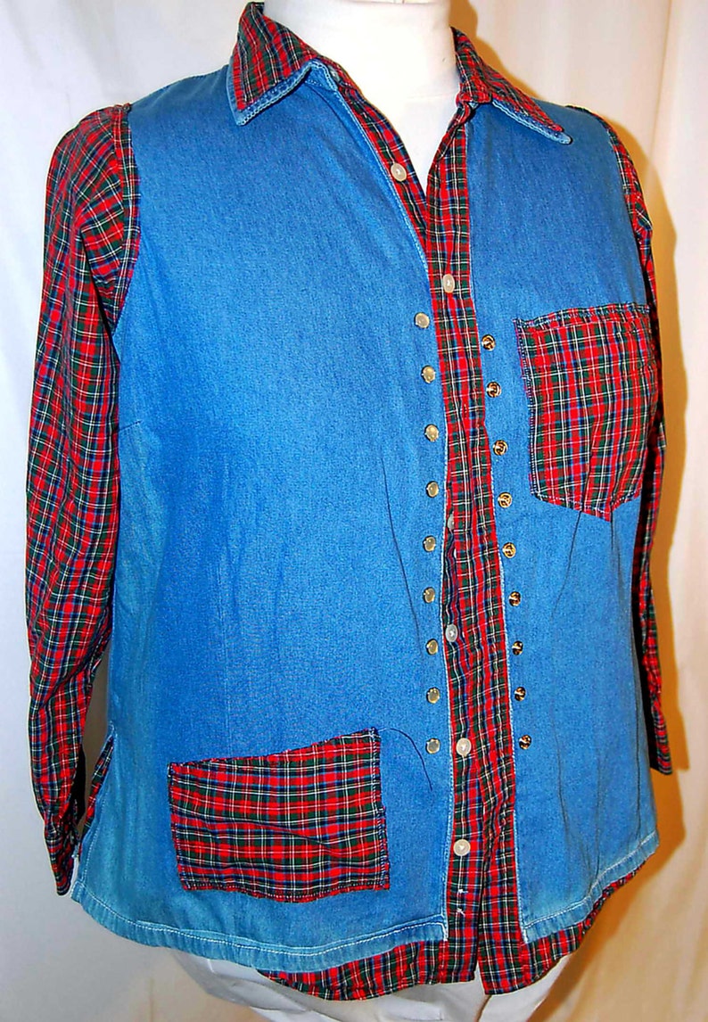 2x plaid shirt