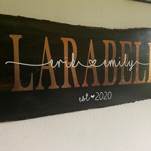 Personalized Name Wood Sign image 2