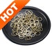 100-500 Pcs Raw Brass Simple Circles Round Hoops Rings Link Connectors Wholesale Multi Size ( 10-80mm ) 