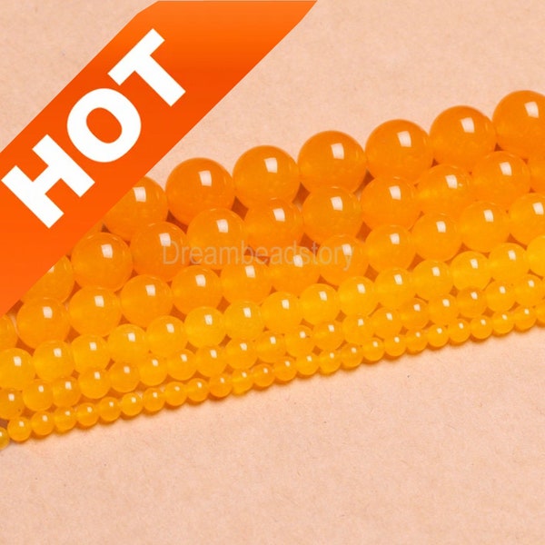 Yellow Stone Beads Etsy