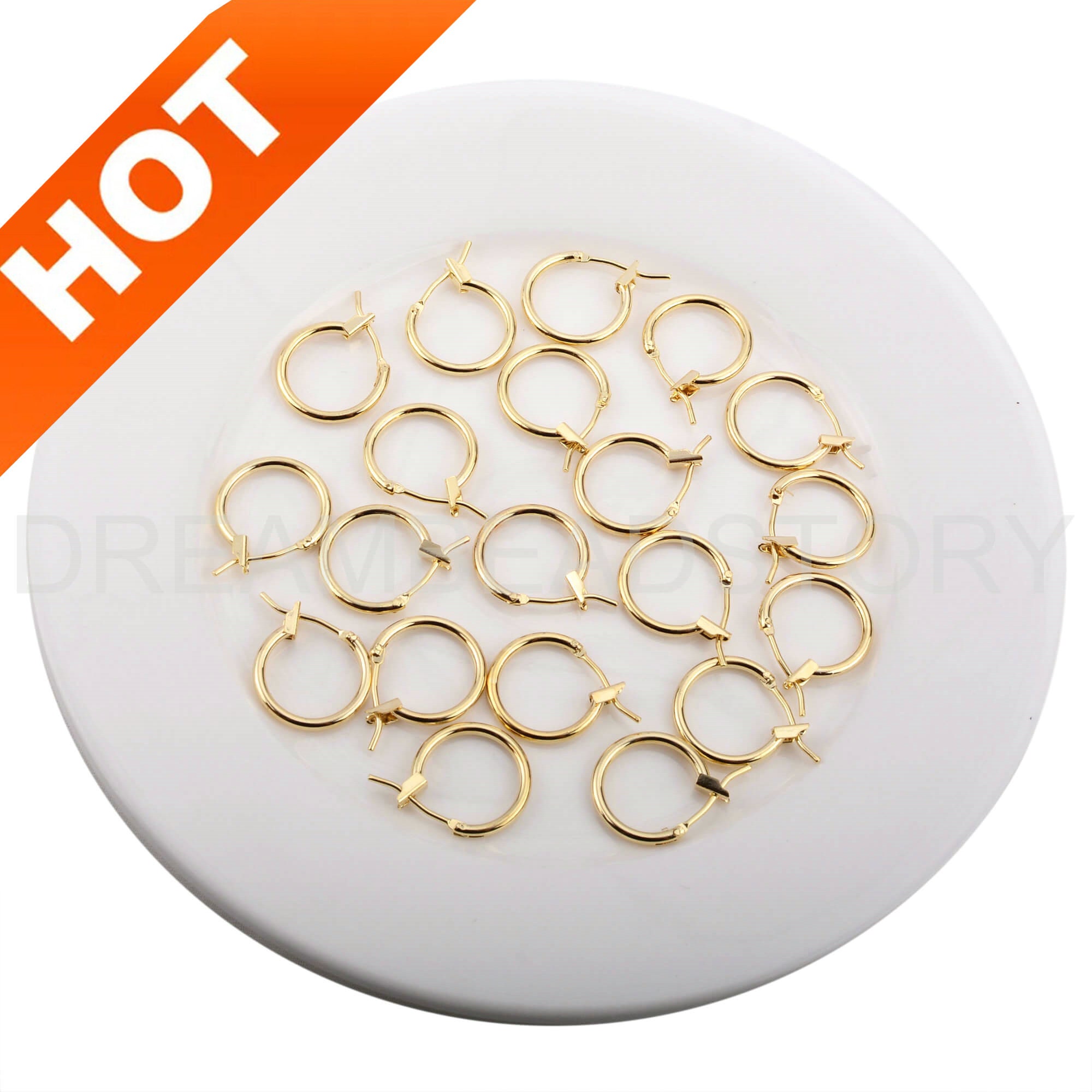 Stainless steel hoop earrings wholesale deals