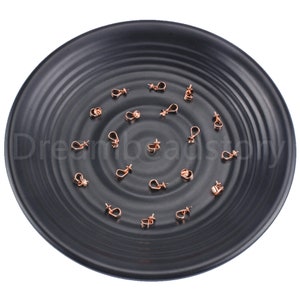 2-50 Pcs Gold/ White Gold/ Rose Gold Plated 925 Sterling Silver Pendant Bail with Pin Cup Bead Cap Findings Connector Findings