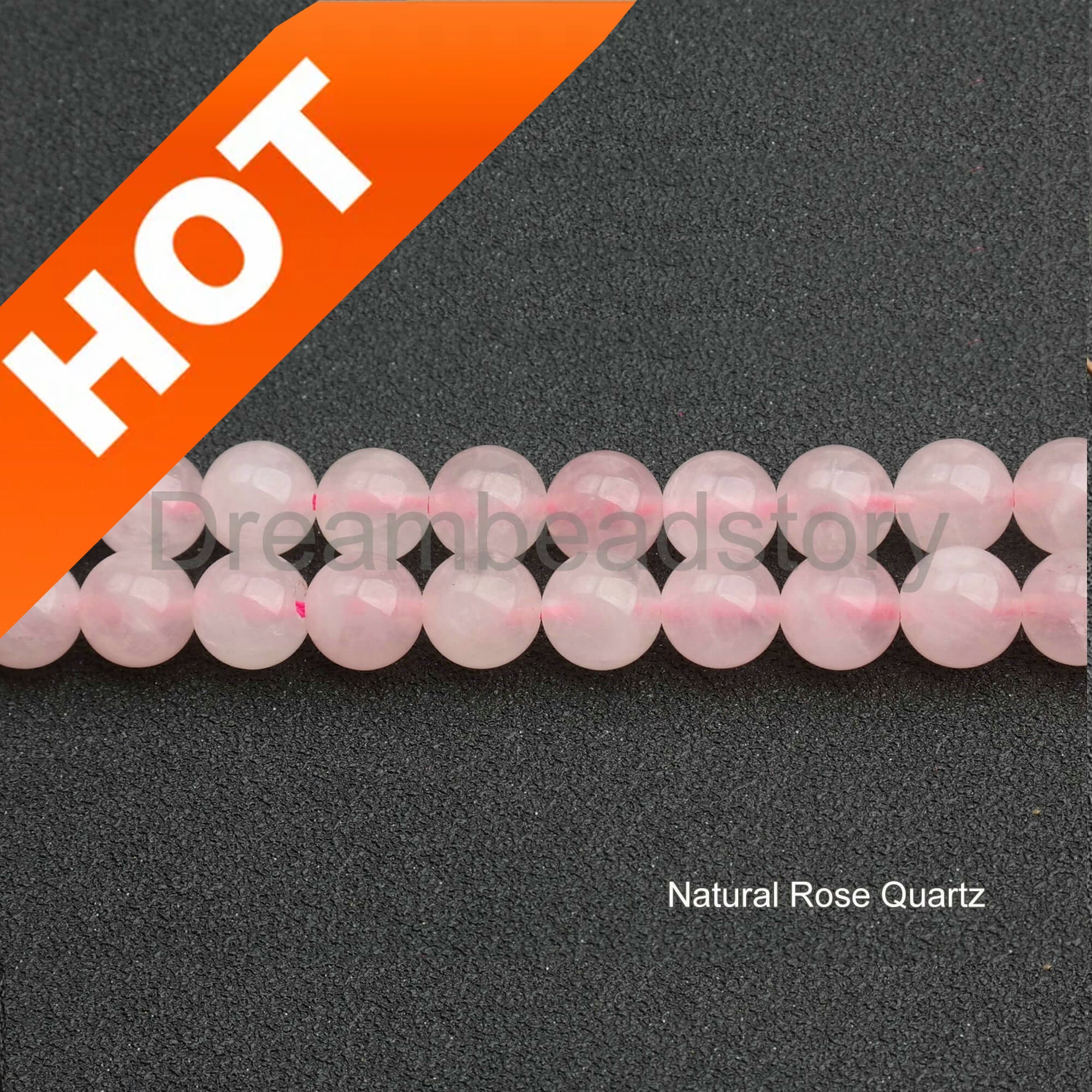 Rose Quartz Beads 4mm 6mm 8mm 10mm 12mm 14mm Natural Pink/ Etsy