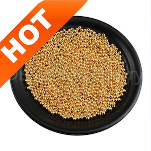 4-200g Brass Beads Smooth Round Lightweight Large Hole Ball Spacer Beads Lots Wholesale (Brass/Silver/ KC Gold Color)
