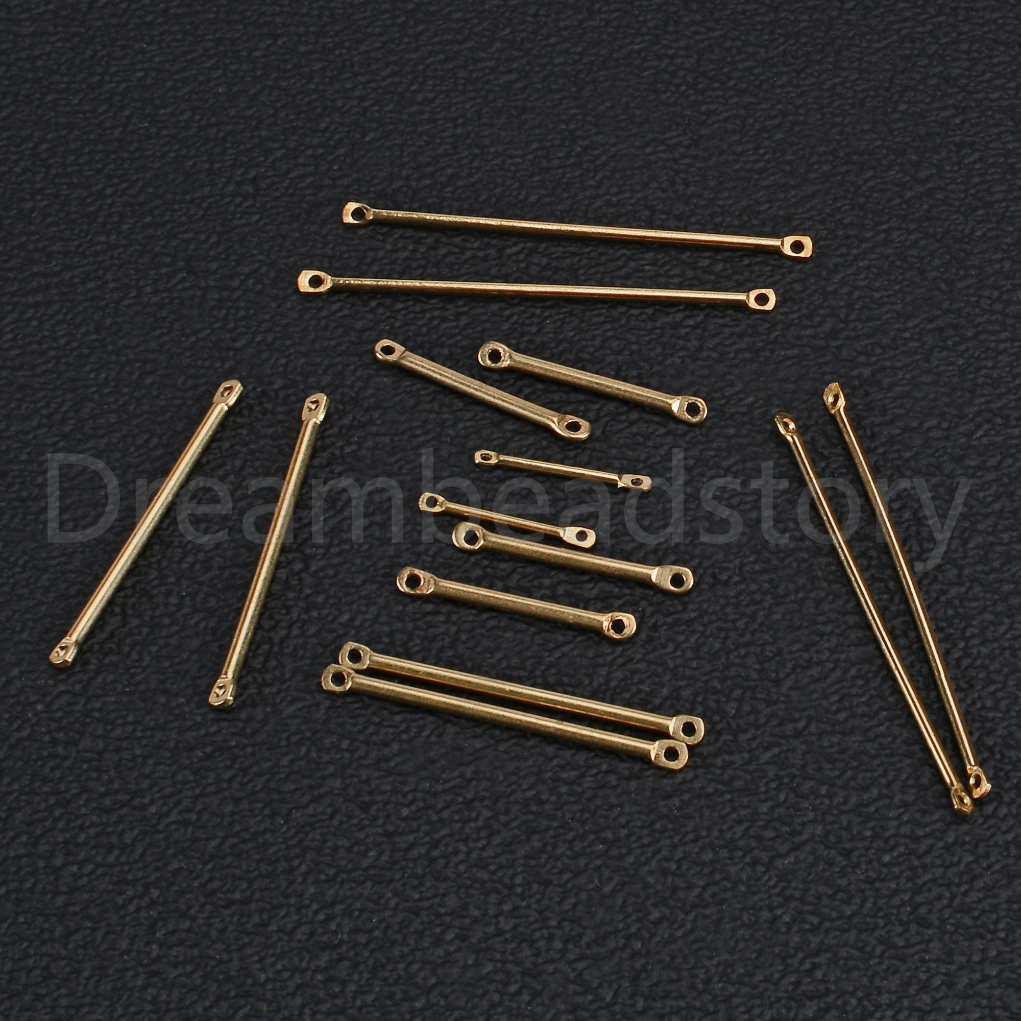 1001000 Pcs Raw Brass Bar Charms 16/ 18/ 19 Gauge Sideways Etsy