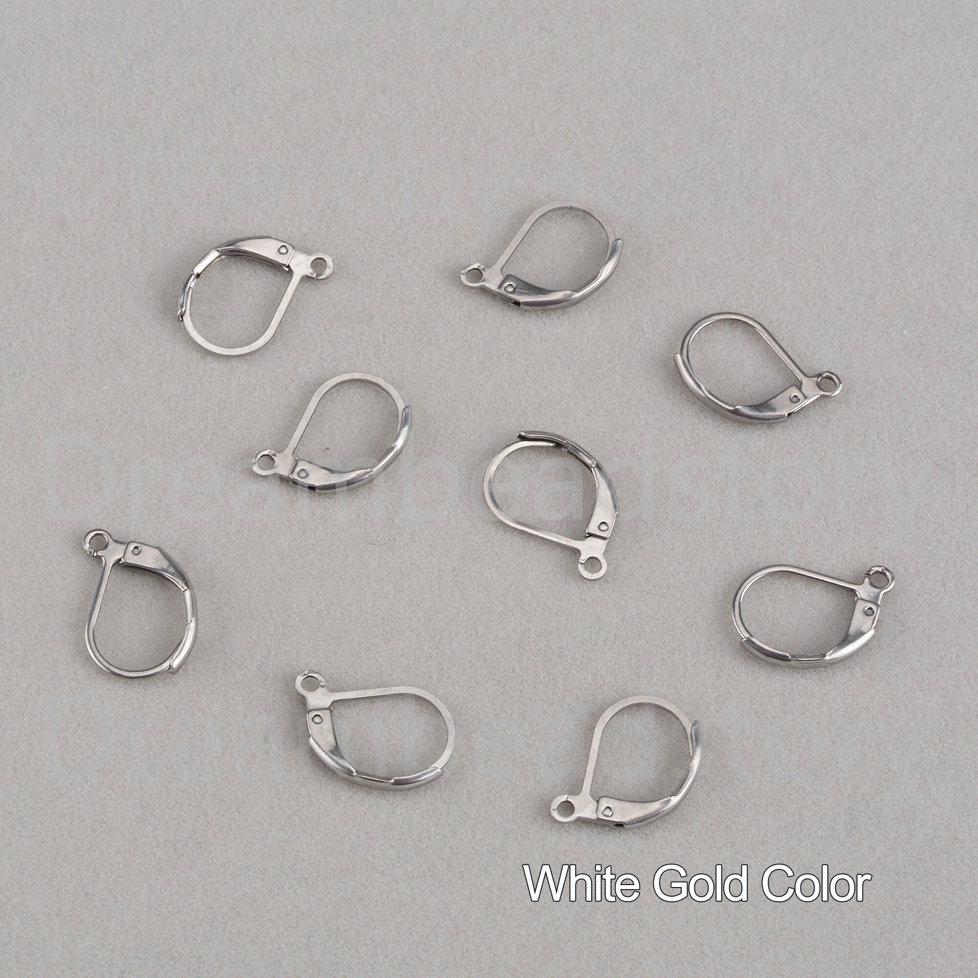 200 Stück (100 Paar) Ohrhaken Aus 316 Edelstahl – 25 Mm, 0,8 Mm Draht, Hypoallergen, Für Schmuckherstellung