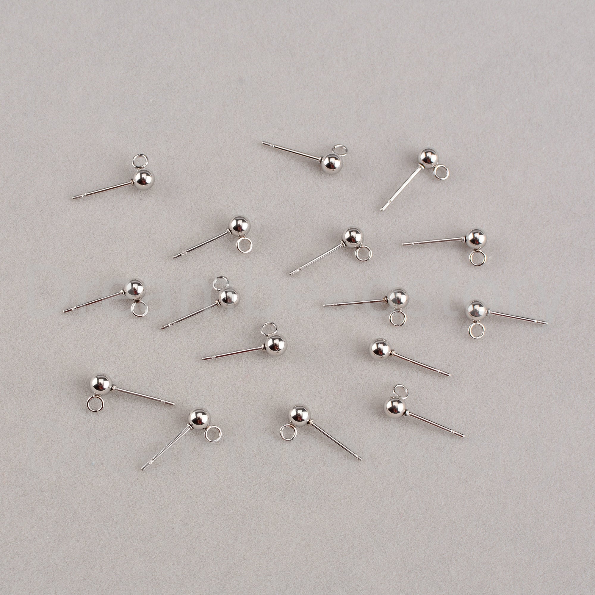 10100 Pairs Stainless Steel Ball Earring Posts/ Ball Ear Post Etsy
