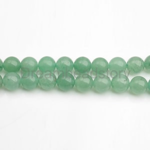 Aventurine Beads Natural Green Semi Precious Stone 4mm 6mm 8mm 10mm 12mm 14mm Smooth/ Faceted Beads Sold by Strand