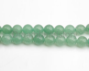 Aventurine Beads Natural Green Semi Precious Stone 4mm 6mm 8mm 10mm 12mm 14mm Smooth/ Faceted Beads Sold by Strand