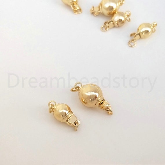 Buy Gold Hook Clasp Findings, Shepherds Hook Clasp, Necklace Clasps, Bracelet  Clasp, 22k Matte Gold Plated Brass, 4 Hooks Online in India 