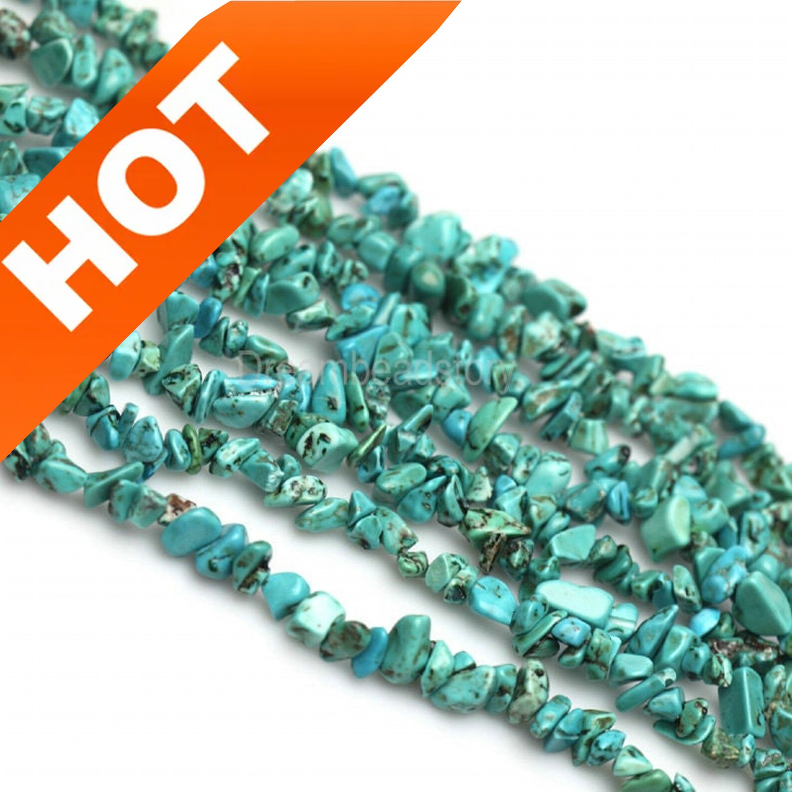 Turquoise Chips Small Size Rustic Turquoise Gemstone Nuggets Etsy