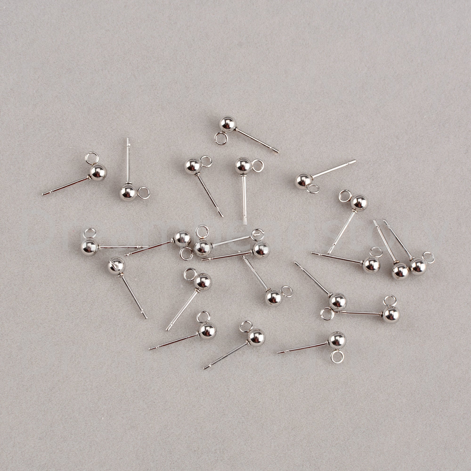 10100 Pairs Stainless Steel Ball Earring Posts/ Ball Ear Post Etsy