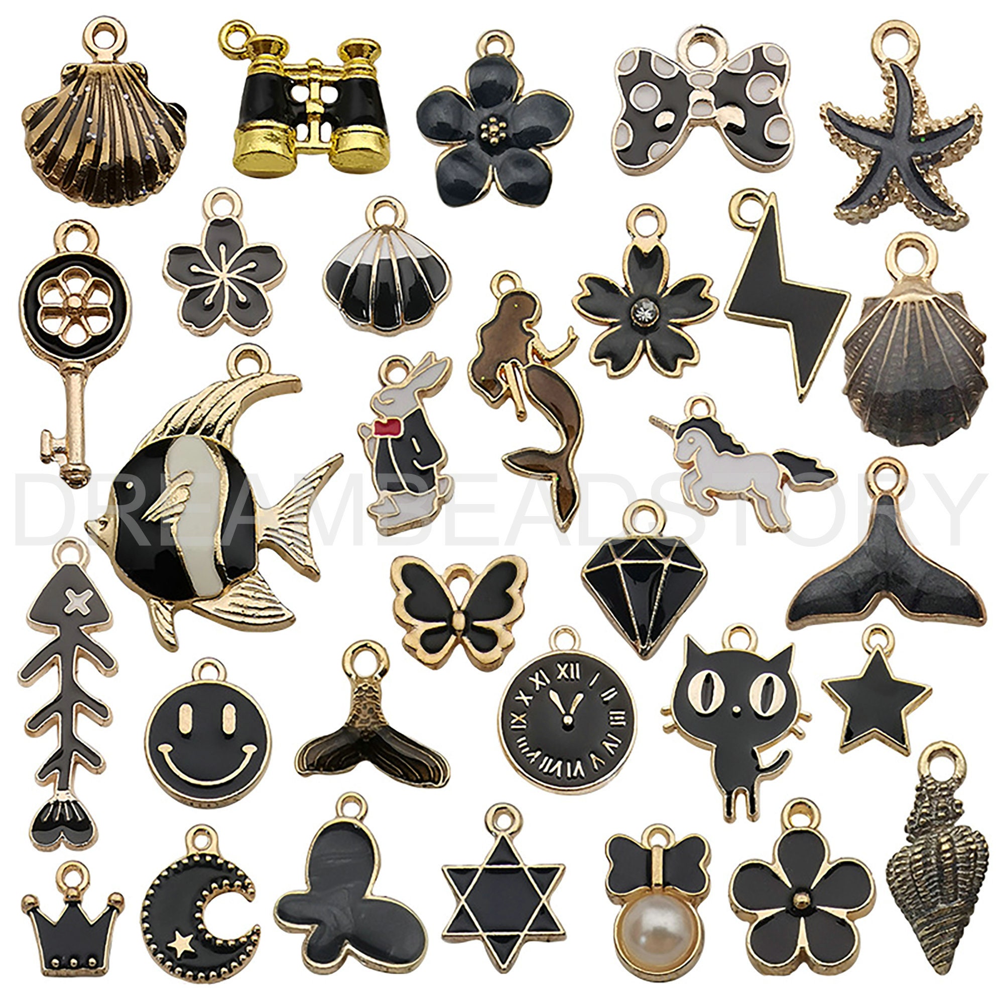 Enamel Charms For Jewelry Making Supplies Etsy Enamel Charms For Jewelry Making Supplies Etsy