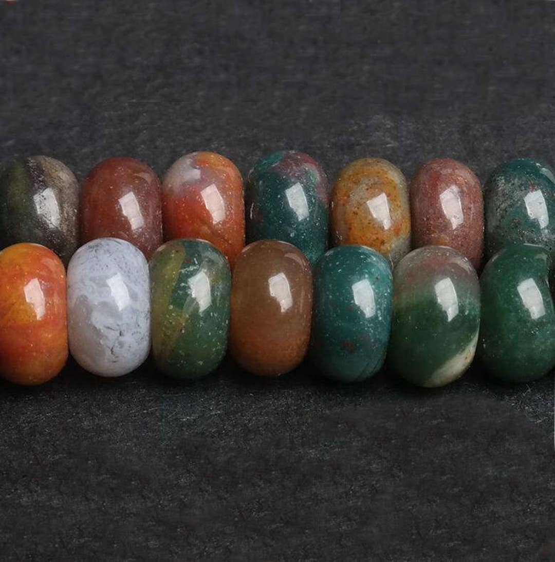 Rondelle Bead Necklace - Green main image 0