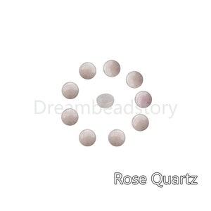 4-50 Pieces Natural Gemstone 8mm Small Round Cabochons Flat Back Half Round Stone Dome Cab Wholesale image 5