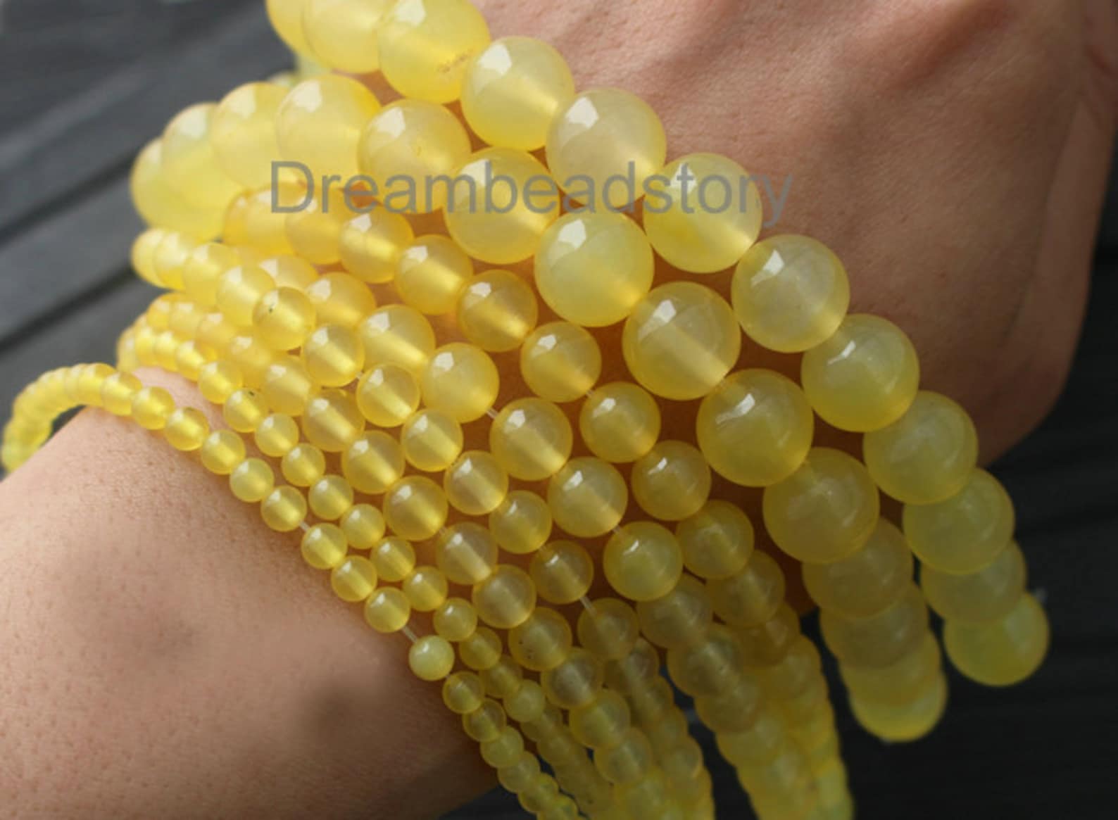 Yellow Agate Beads for Handmade Jewelry Craft Making 6 8 10 Etsy
