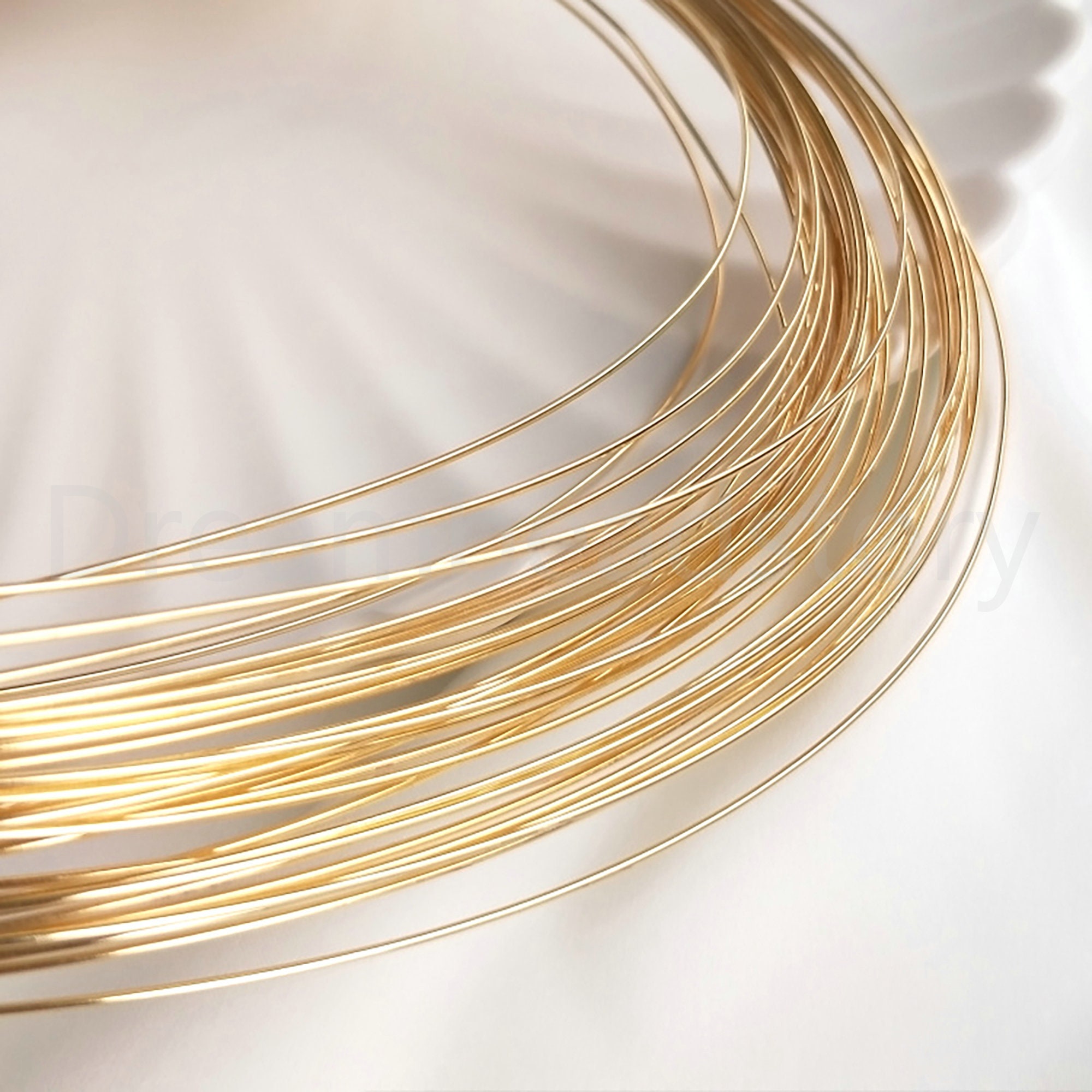 Gold Wire for Jewelry Making 14K Gold Plated Brass Smooth Etsy
