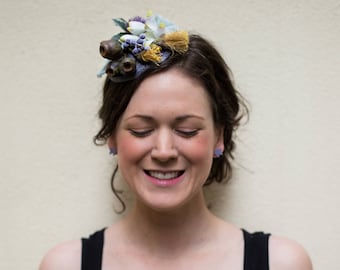 Purple Native Australian Flower Fascinator