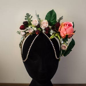 Berry Goodness Flower Crown Headband image 2