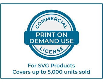 Print On Demand Commercial License | SVG License