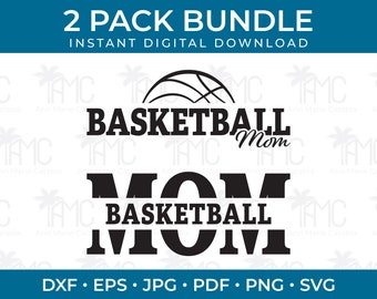 Basketball Mom SVG, Basketball-Png für Mama oder Frau, Muttertagsgeschenk, Sport-Mama-Design, Cricut-Schnittdatei für Mama, Spieltag-Design