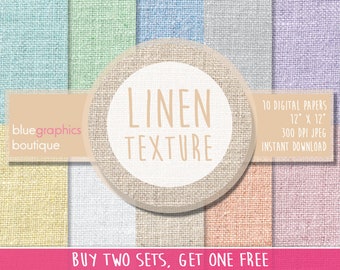 LINEN TEXTURE Digital Paper, Buy 2 Get 1 Free, Free Commercial Use for Small Business, linen background, texture, natural background, fabric