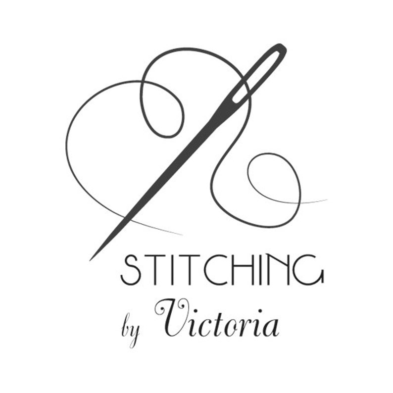 Logo Design Premade Stitching by Victoria Etsy Shop Logo Etsy