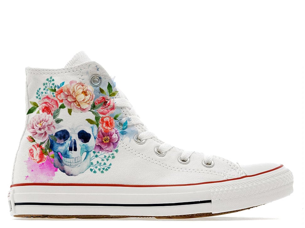 Skull Converse Etsy UK
