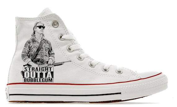 They Live Straight Outta Bubblegum Custom Printed Shoes - Etsy