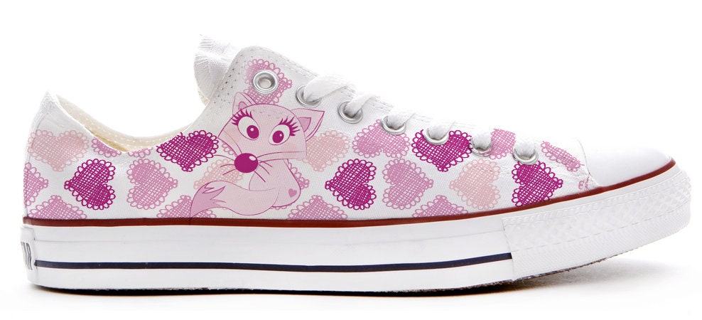 converse love heart trainers