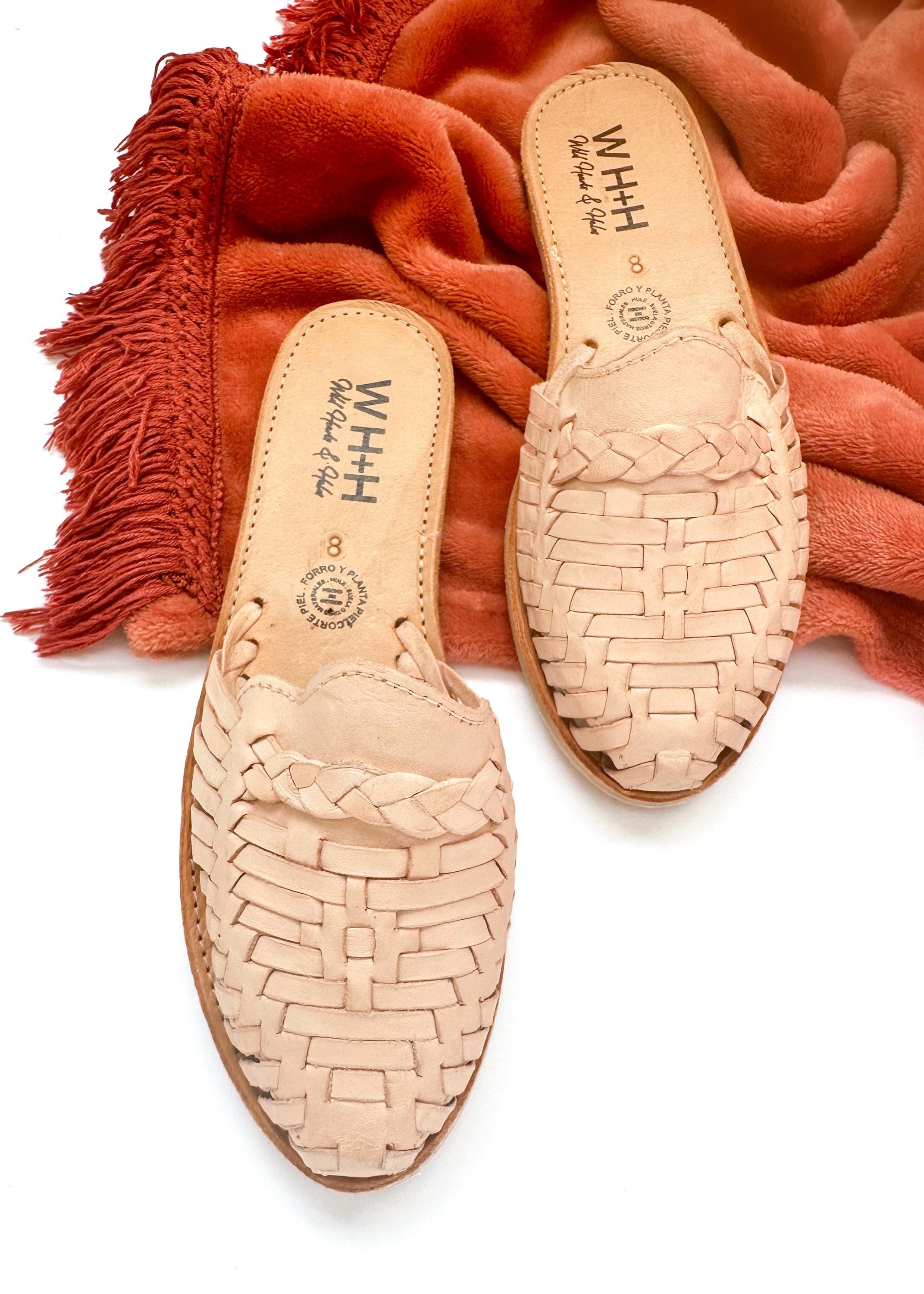 cream colored huaraches