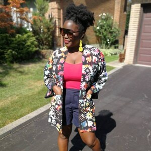 Kimono like jacket store