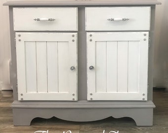 SOLD: Farmhouse Cabinet / Shipping Not Included
