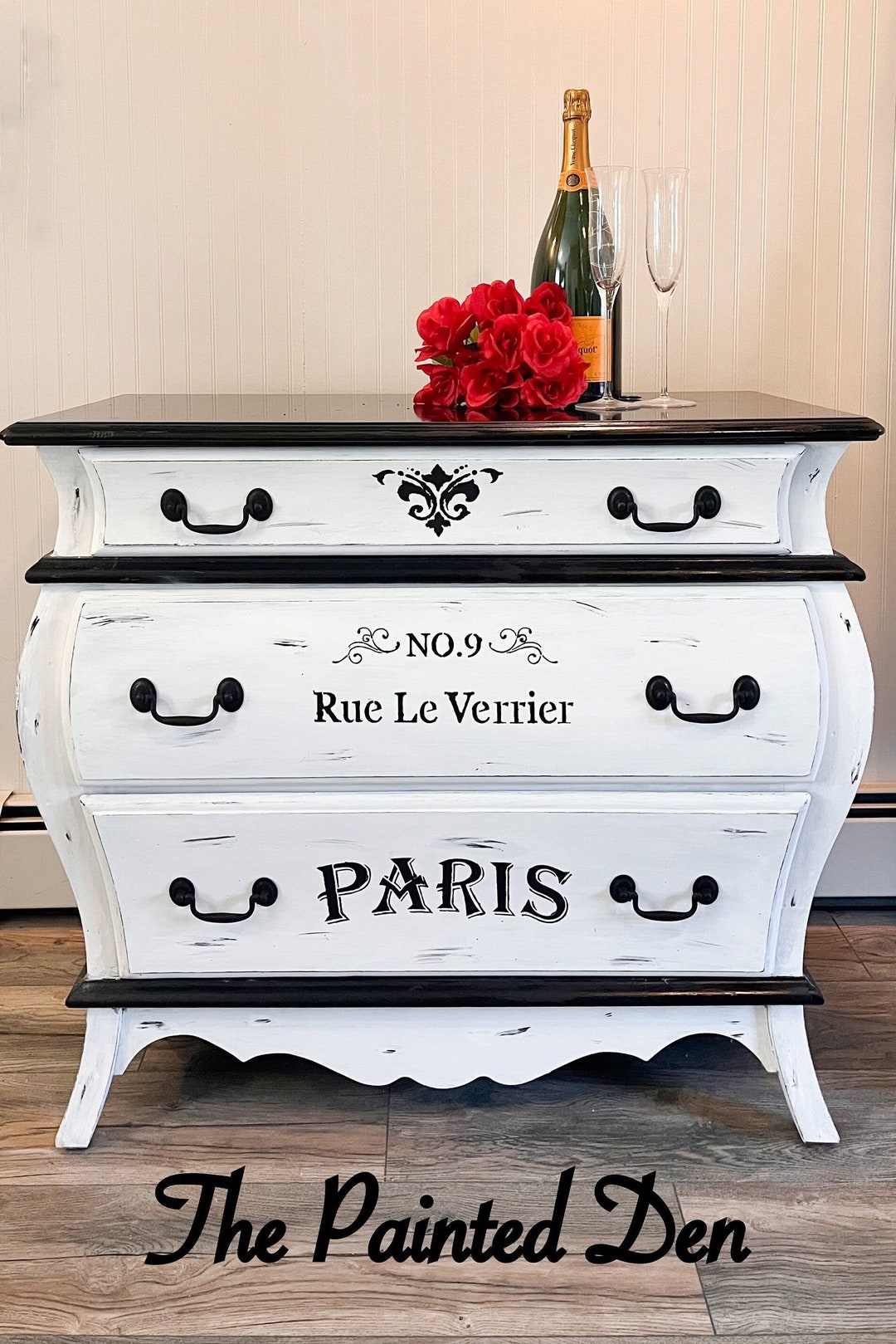 Sold: French Themed Bombay Dresser / Shipping Not Included - Etsy