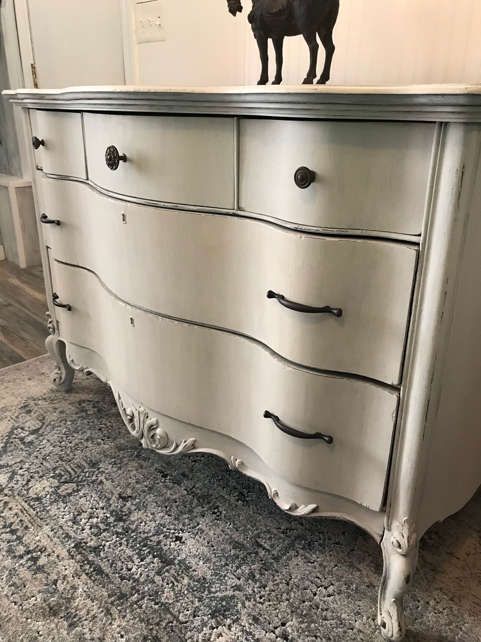 SOLD: Refinished Vintage Dresser / Accent Table / Shipping Not Included ...