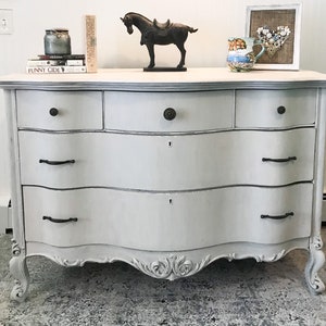 SOLD: Refinished Vintage Dresser / Accent Table / Shipping Not Included