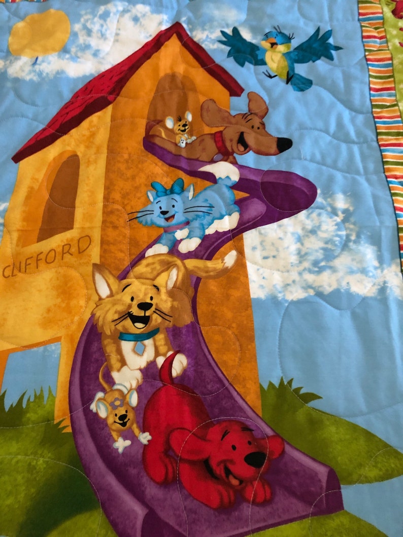 Clifford Pup Baby Quilt image 2