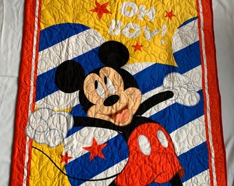 Mickey Mouse Baby Quilt
