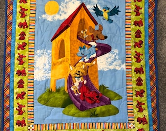 Clifford Pup Baby Quilt