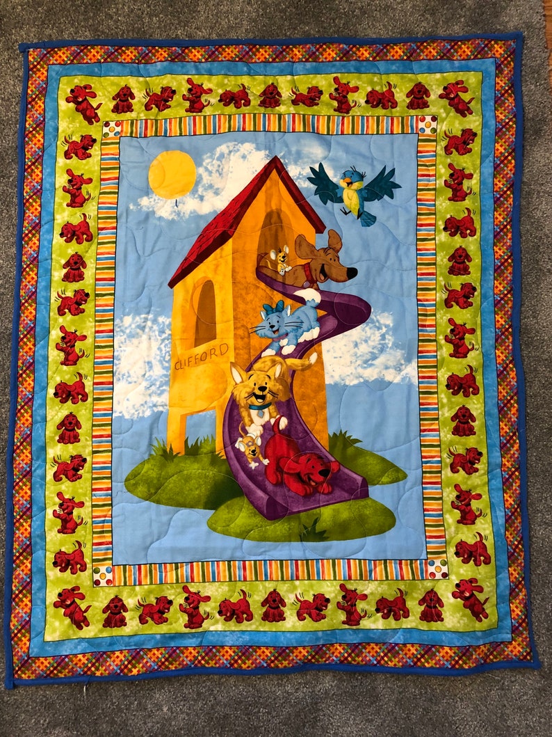 Clifford Pup Baby Quilt image 1