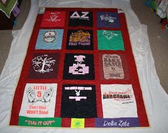 Custom Made Handprint Quilt Sample This is a Deposit - Etsy