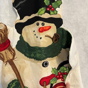 Snowman wall hanging