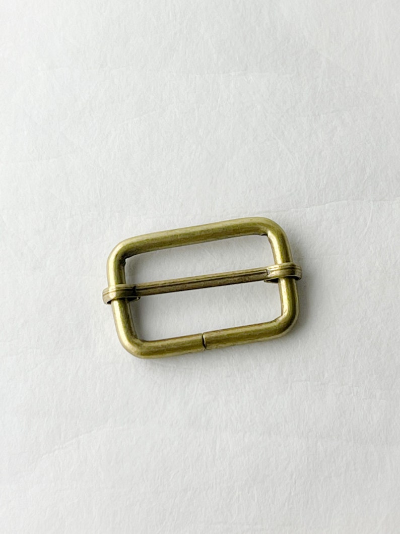 1 1/4" Adjustable Slider | Bag Hardware | Pack of 4 Antique Bronze