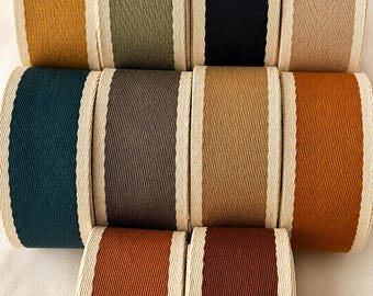 Heritage Collection 1.50" (38mm) Cotton Poly Webbing By the Yard