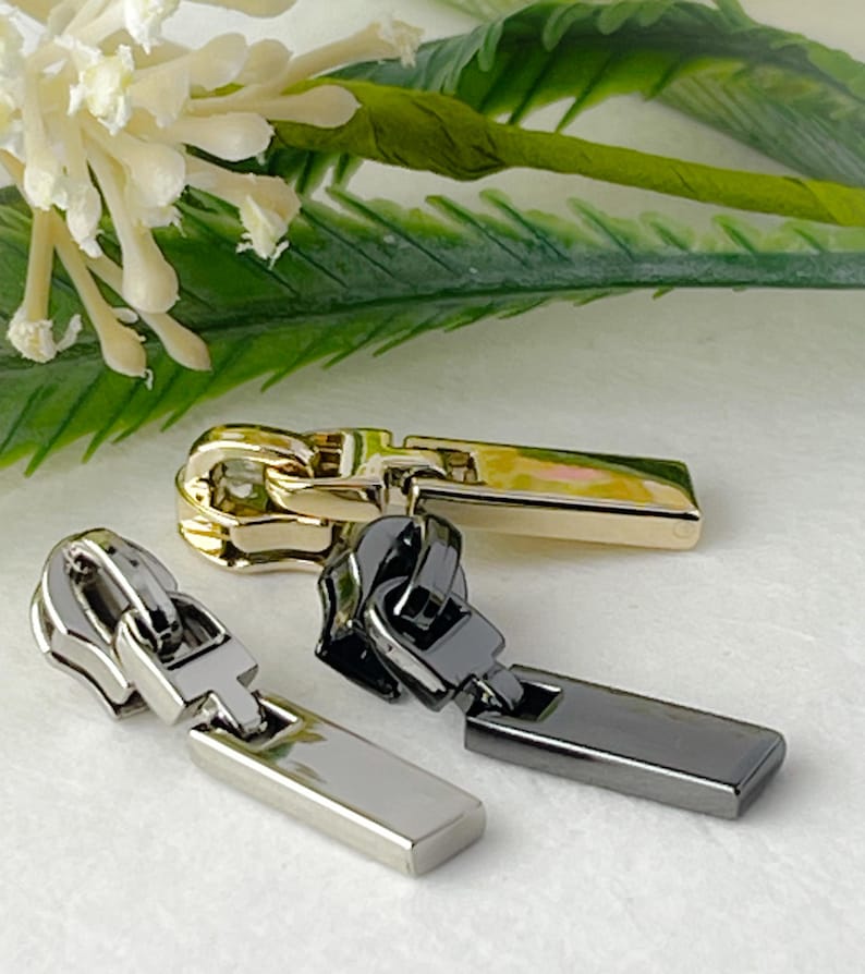 Size #3 Rectangle Zipper Pulls for Nylon Coil Zippers - Etsy