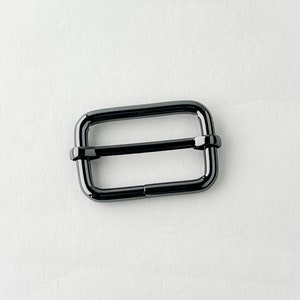 1 1/4" Adjustable Slider | Bag Hardware | Pack of 4 Gunmetal