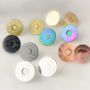 18mm Slim Magnetic Snaps | Pack of 5 Sets