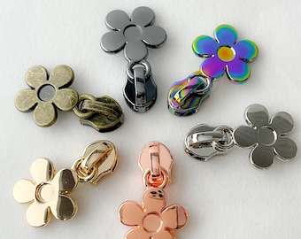 Large Daisy | Nylon Zipper Pulls | Size #5 | Pack of 5