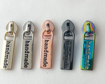 Handmade | Nylon Zipper Pulls | Size #5 | Pack of 5